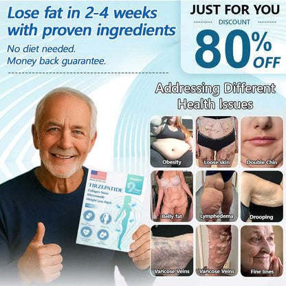 【Last Day Promotion 80% OFF🌟】🎃🎃Grunsify® SMGT-GLP-1 𝐓𝐢𝐫𝐳𝐞𝐩𝐚𝐭𝐢𝐝𝐞 & 𝐂𝐨𝐥𝐥𝐚𝐠𝐞𝐧 𝐍𝐚𝐧𝐨 𝐌𝐢𝐜𝐫𝐨𝐧𝐞𝐞𝐝𝐥𝐞 𝐖𝐞𝐢𝐠𝐡𝐭 𝐋𝐨𝐬𝐬 𝐏𝐚𝐭𝐜𝐡丨Targets Obesity, Loose Skin, High Blood Pressure, Diabetes, Fatty Liver, Joint Pain, Brain Fog, Low Energy, Body Aches, and More